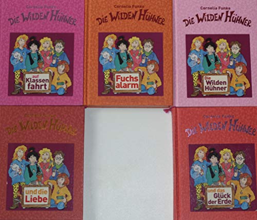 Die Wilden Hühner. 5 Bände (Auf Klassenfahrt-Fuchsalarm-Die Wilden Hühner-und die Liebe-und das Glück der Erde.