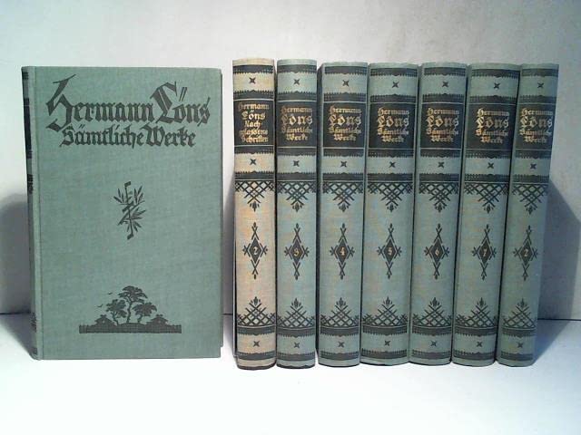 Sämtliche Werke Bände 1-7 (von ( Bänden) sowie Nachgelassene Schriften Band 2 (zusammen 8 Bände)