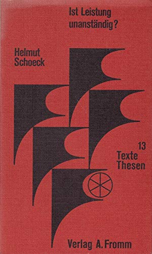 Ist Leistung unanständig? - Texte - Thesen