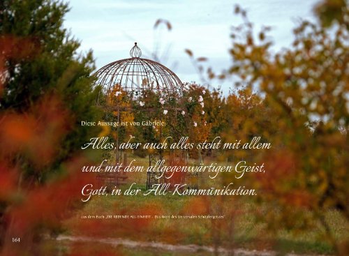 Lebe mit mir. Ich bin ein Bewusstseinsaspekt in deiner Seele