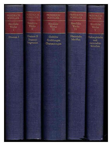 Sämtliche Werke in 5 Bänden. Nach den Ausgaben letzter Hand unter Hinzuziehung der Erstdrucke und Handschriften.