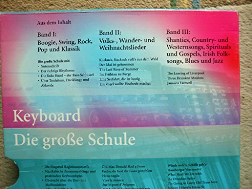 Keyboard - Die gro�e Schule - 3 B�nde [Perfect Paperback] Naumann & G�bel Verlag