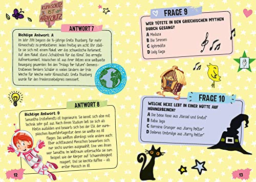 Für das cleverste Mädchen der Welt: 150 spannende, verrückte und witzige Quizfragen