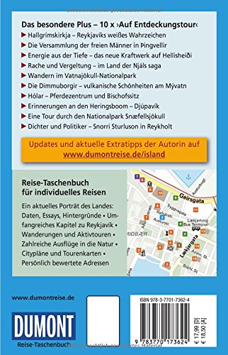 DuMont Reise-Taschenbuch Reiseführer Island: mit Online-Updates als Gratis-Download: Mit ungewöhnlichen Entdeckungstouren, persönlichen Lieblingsorten ... Updates & aktuelle Extratipps der Autorin