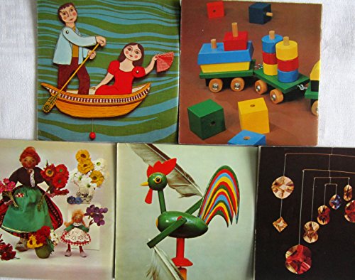 5 Hefte Brunnen Reihe: Nr. 15 Stoff, Fell, Filz und Fäden; 20 Weihnachtliches aus Goldpapier; 88 Spielzeug und Tischschmuck aus Holzkugeln; 94 Holzspielzeug selbst gemacht; 99 Lustige Hampelfiguren.