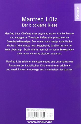 Der blockierte Riese: Psycho-Analyse der katholischen Kirche