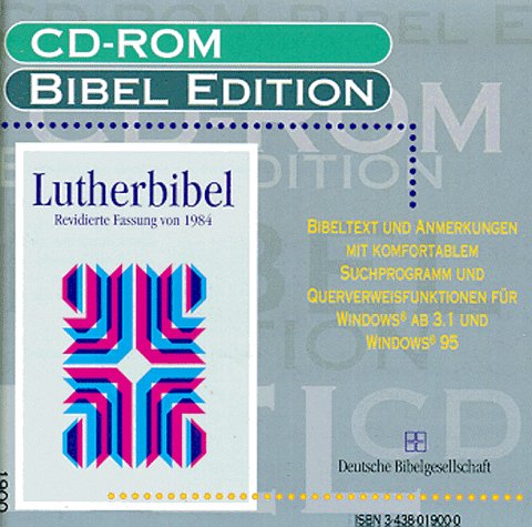 Die Bibel, Schulausg., CD-ROM u. BuchLutherbibel, revidierte Fassung von 1984. Mit Apokryphen. CD-ROM f. Windows 3.1/95