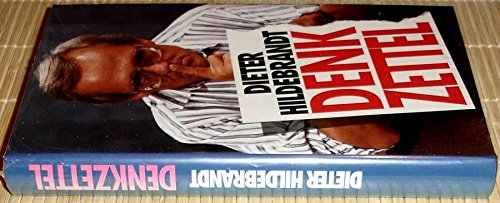 Denkzettel, Mit Zeichnungen von Dieter Hanitzsch,