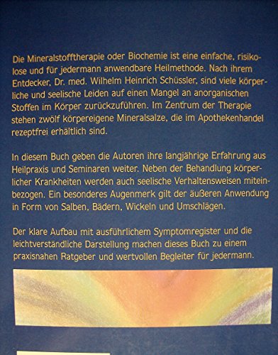 Mineralstoffe nach Dr. Schüssler. Ein Tor zu körperlicher und seelischer Gesundheit