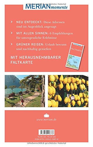 MERIAN momente Reiseführer Gardasee: MERIAN momente - Mit Extra-Karte zum Herausnehmen