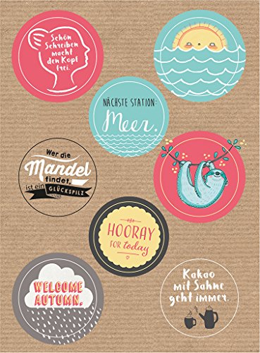 Happy Me Wohlfühlideen für den Alltag | Hygge für jeden Tag | Geschenkbuch mit Stickern und Geschenkanhängern