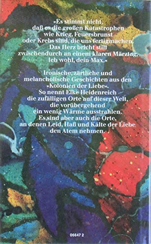 Kolonien der Liebe: Erzählungen