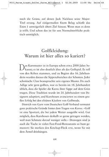 Warum tragen Golfer Karos?: Geschichten rund ums Grün