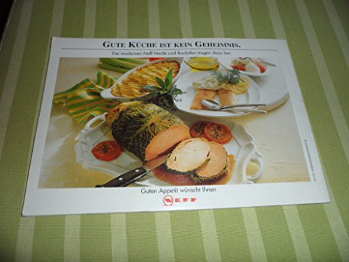 Bedienung und Rezepte für den NEFF-Duo Backofen