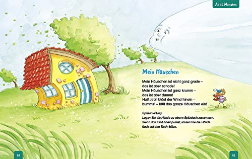 Meine allerersten Finger- und Bewegungsspiele - Entdecke lustige Lieder und Reime für Kinder ab 6, 12 und 18 Monate