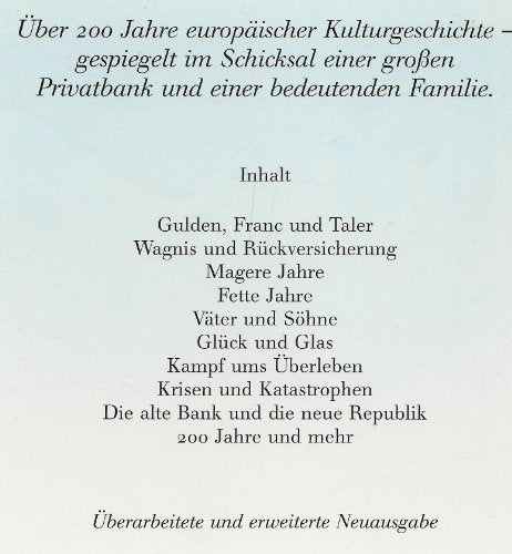 Wägen und Wagen. Sal. Oppenheim jr. & Cie. Geschichte einer Bank und einer Familie.