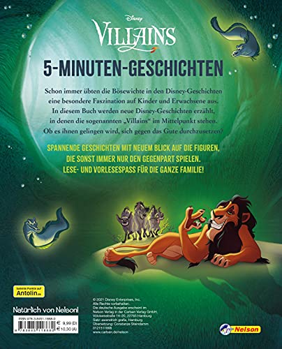 Disney Villains: 5-Minuten-Geschichten: Zum Vor- und Selbstlesen für Kinder ab 4 Jahren (Disney Klassiker)