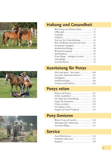 Alles über Ponys: Rassen, Haltung und Pflege, Reiten und Fahren