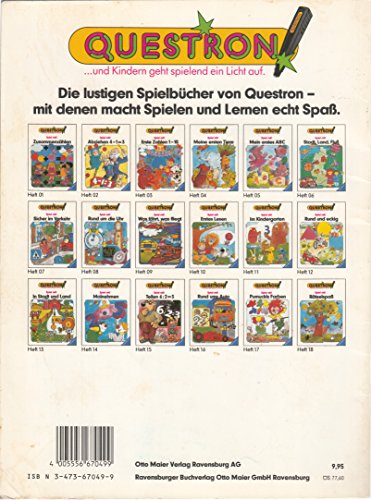 Questron... und Kindern geht spielend ein Licht auf, Band 03: Erste Zahlen 1-10
