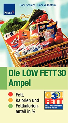 Die LOW FETT 30 Ampel: Fett, Kalorien und Fettkalorienanteil in %