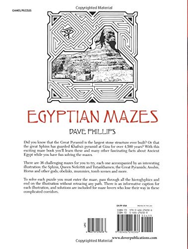 Egyptian Mazes (Dover Children's Activity Books)