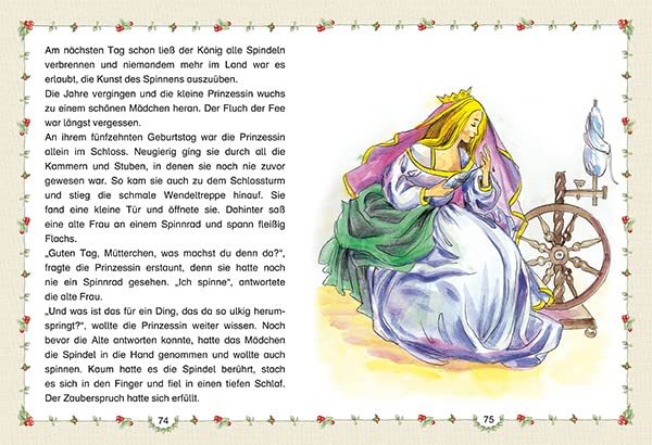 Märchenbuch der Brüder Grimm: in Großschrift