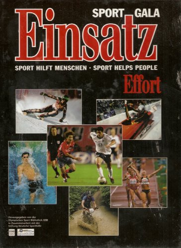 Sport-Gala Einsatz. Sport hilft Menschen - Sport helps People. Effort.
