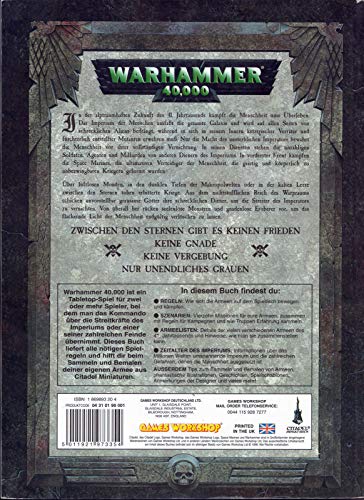 Warhammer 40.000 Codex Regelwerk. Dritte Edition.