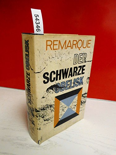 Der schwarze Obelisk . (Lizenzausgabe mit Genehmigung der Originalverlages - Kein Erscheinungsjahr angegeben )