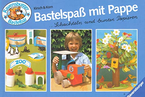 Bastelspaß mit Pappe, Schachteln und bunten Papieren (Ravensburger Bastelbär).