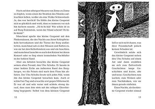 Das kleine Gespenst: Das kleine Gespenst: gebundene Ausgabe schwarz-weiß illustriert, ab 6 Jahren