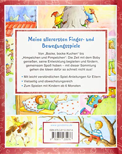 Meine allerersten Finger- und Bewegungsspiele - Entdecke lustige Lieder und Reime für Kinder ab 6, 12 und 18 Monate