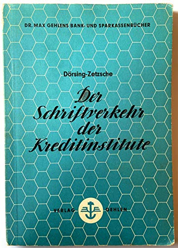 Der Schriftverkehr der Kreditinstitute