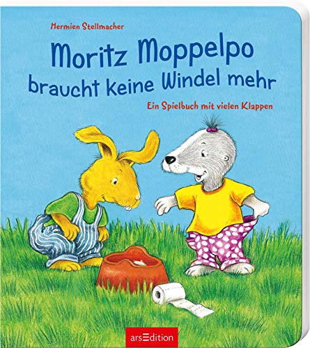 Moritz Moppelpo braucht keine Windel mehr: Ein Spielbuch mit vielen Klappen | Das beliebteste Pappbilderbuch zum Thema Sauberwerden für Kinder ab 24 Monaten