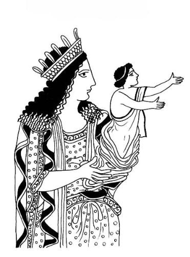 Die Götter und Helden im alten Griechenland