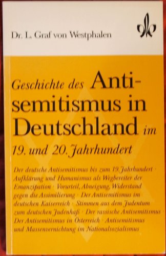 Geschichte des Antisemitismus in Deutschland im 19. und 20. Jahrhundert