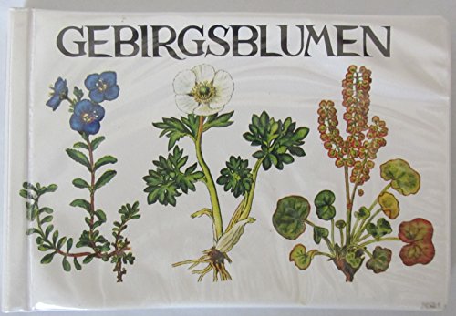 Gebirgsblumen in Skandinavien.