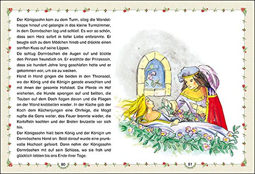 Märchenbuch der Brüder Grimm: in Großschrift