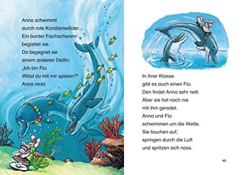 Die schönsten Delfingeschichten für Erstleser: Leselöwen - Das Original - Kinderbuch zum ersten Selberlesen ab 7 Jahre