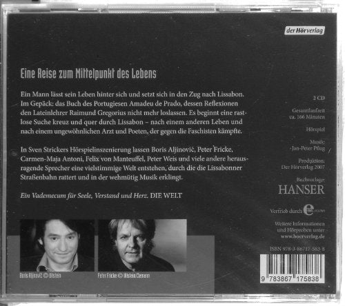 Nachtzug nach Lissabon: CD Standard Audio Format