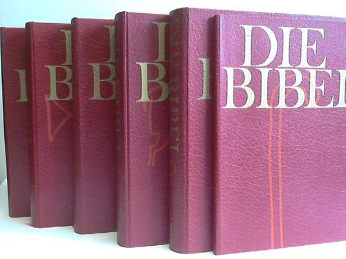 Die Bibel. Altes und Neues Testament in neuer Einheitsübersetzung. 5 Bände mit 3500 Farbbildern und Biblischem Lexikon.