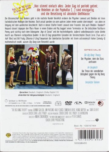 The Big Bang Theory - Die komplette zweite Staffel (4 DVDs)