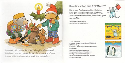 Zwei kleine Bären feiern Weihnachten. Pixi 1178, Pixi Weihnachtsserie 17