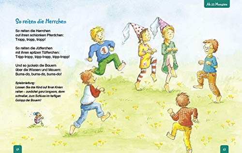 Meine allerersten Finger- und Bewegungsspiele - Entdecke lustige Lieder und Reime für Kinder ab 6, 12 und 18 Monate