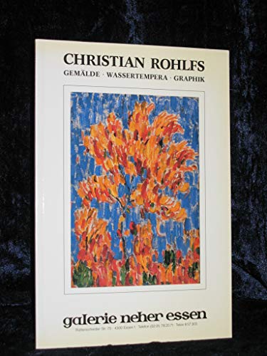 Christian Rohlfs : Gemälde, Wassertempera, Graphik