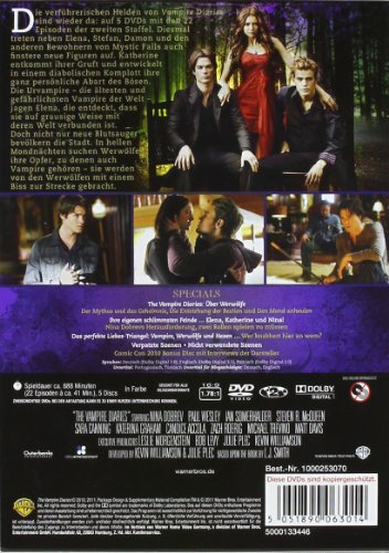 The Vampire Diaries - Die komplette zweite Staffel [5 DVDs]