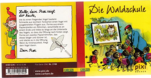Die Waldschule - Pixi-Buch 1748 - Nostalgie-Bilderbücher (Einzeltitel) aus Pixi-Serie 194