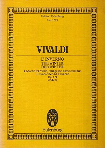 Vivaldi LInverno - The Winter Op 8 No 4 (Eulenburg No 1223)