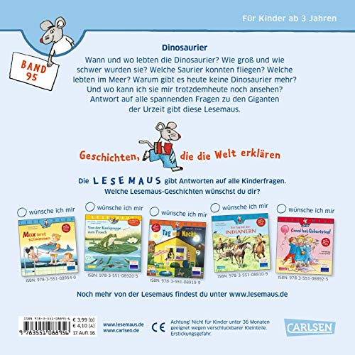 LESEMAUS 95: Dinosaurier (95)