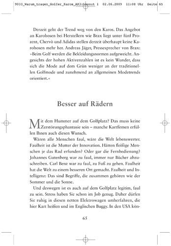 Warum tragen Golfer Karos?: Geschichten rund ums Grün